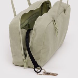 Nylon Bowler Bag: Celadon - Image 2
