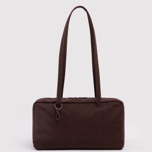 Nylon Bowler Bag: Coffee - Image 1