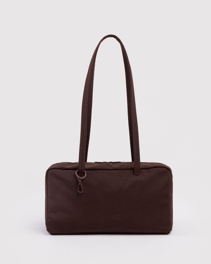 Nylon Bowler Bag: Coffee