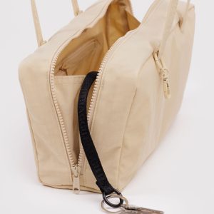 Nylon Bowler Bag: Custard - Image 2