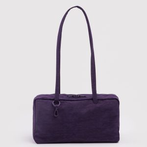 Nylon Bowler Bag: Fig - Image 1