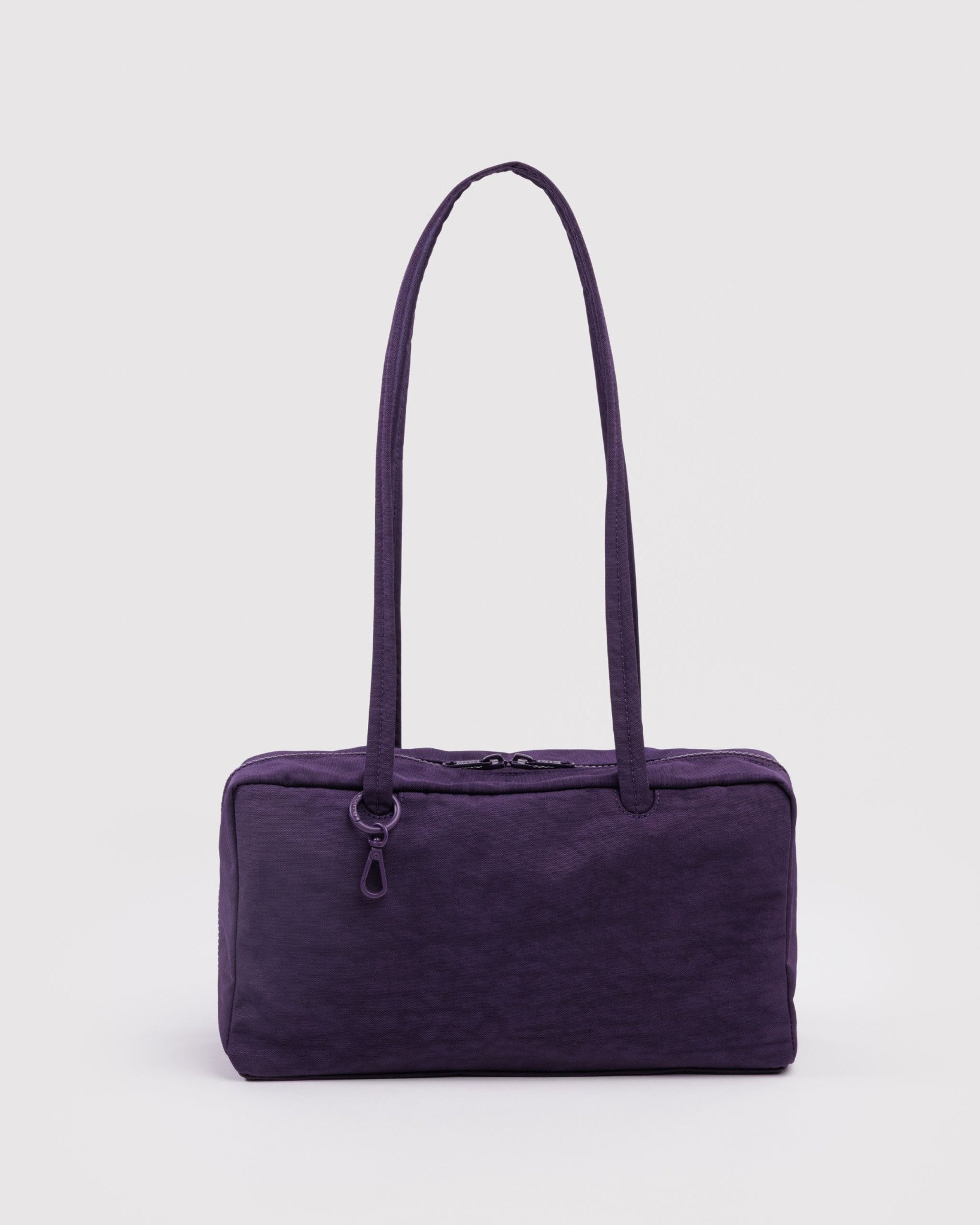Nylon Bowler Bag: Fig - Image 1