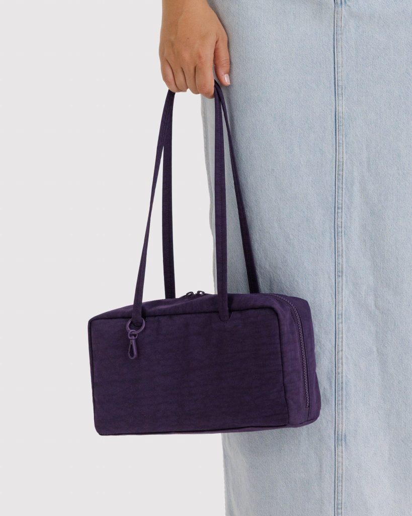 Nylon Bowler Bag: Fig