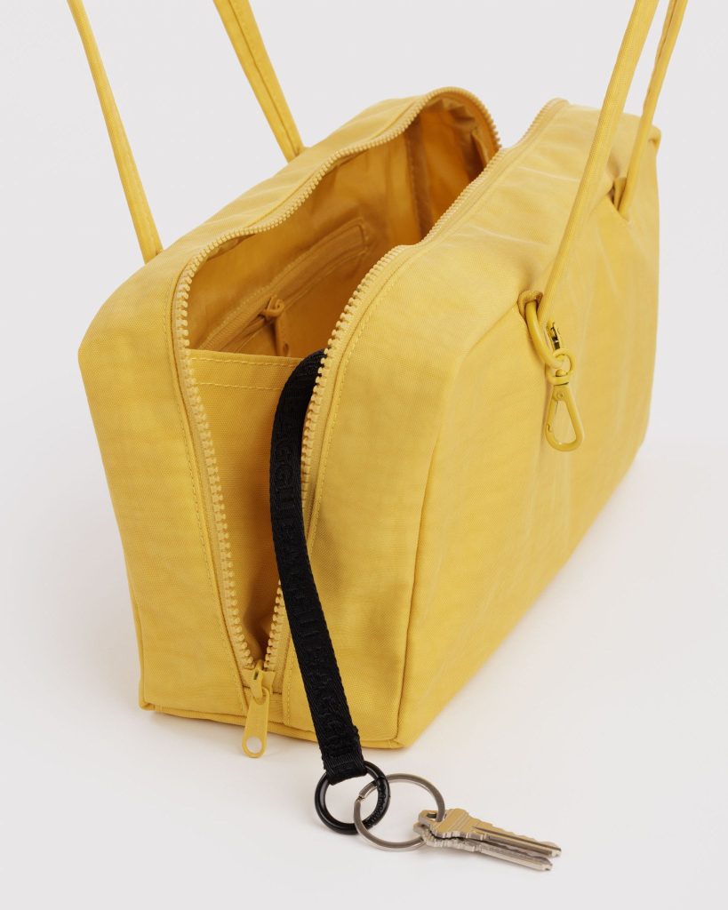 Nylon Bowler Bag: Sunflower