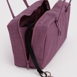 Nylon Bowler Bag: Wild Plum - Image 2