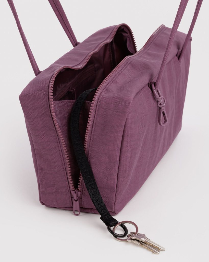 Nylon Bowler Bag: Wild Plum