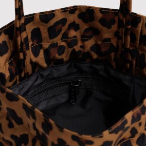 Nylon Drawstring Bag in Leopard - Image 2