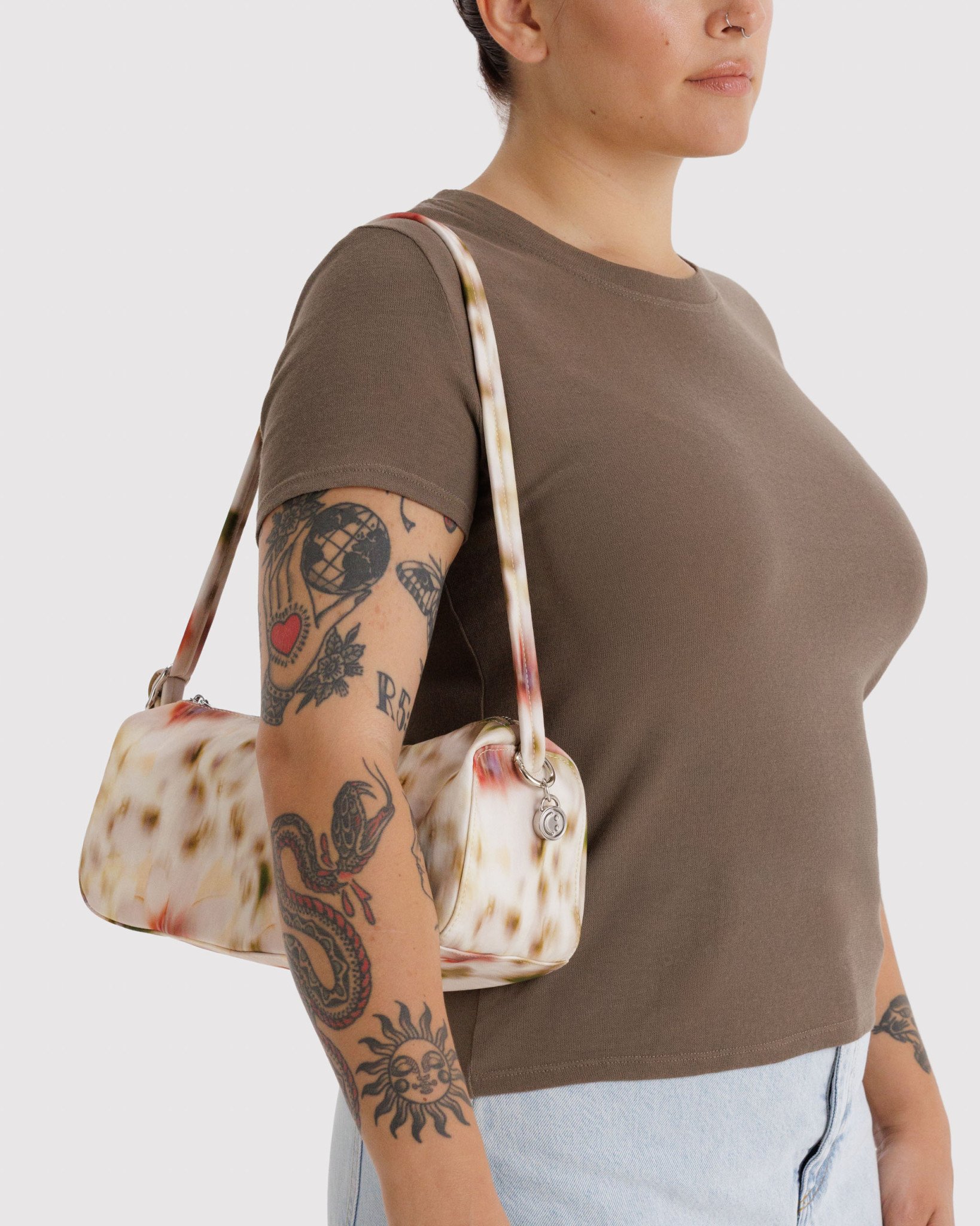 Nylon Loaf Bag: Abstract Floral - Image 4
