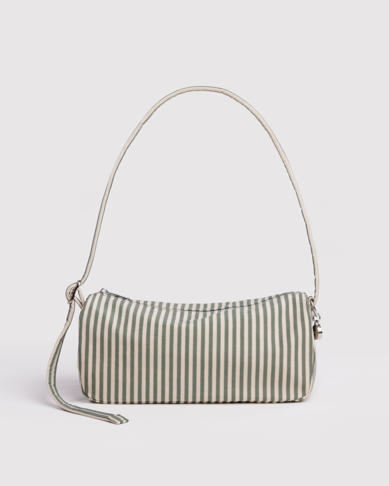 Nylon Loaf Bag: Sage Stripe - Image 1