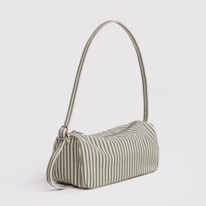 Nylon Loaf Bag: Sage Stripe - Image 3