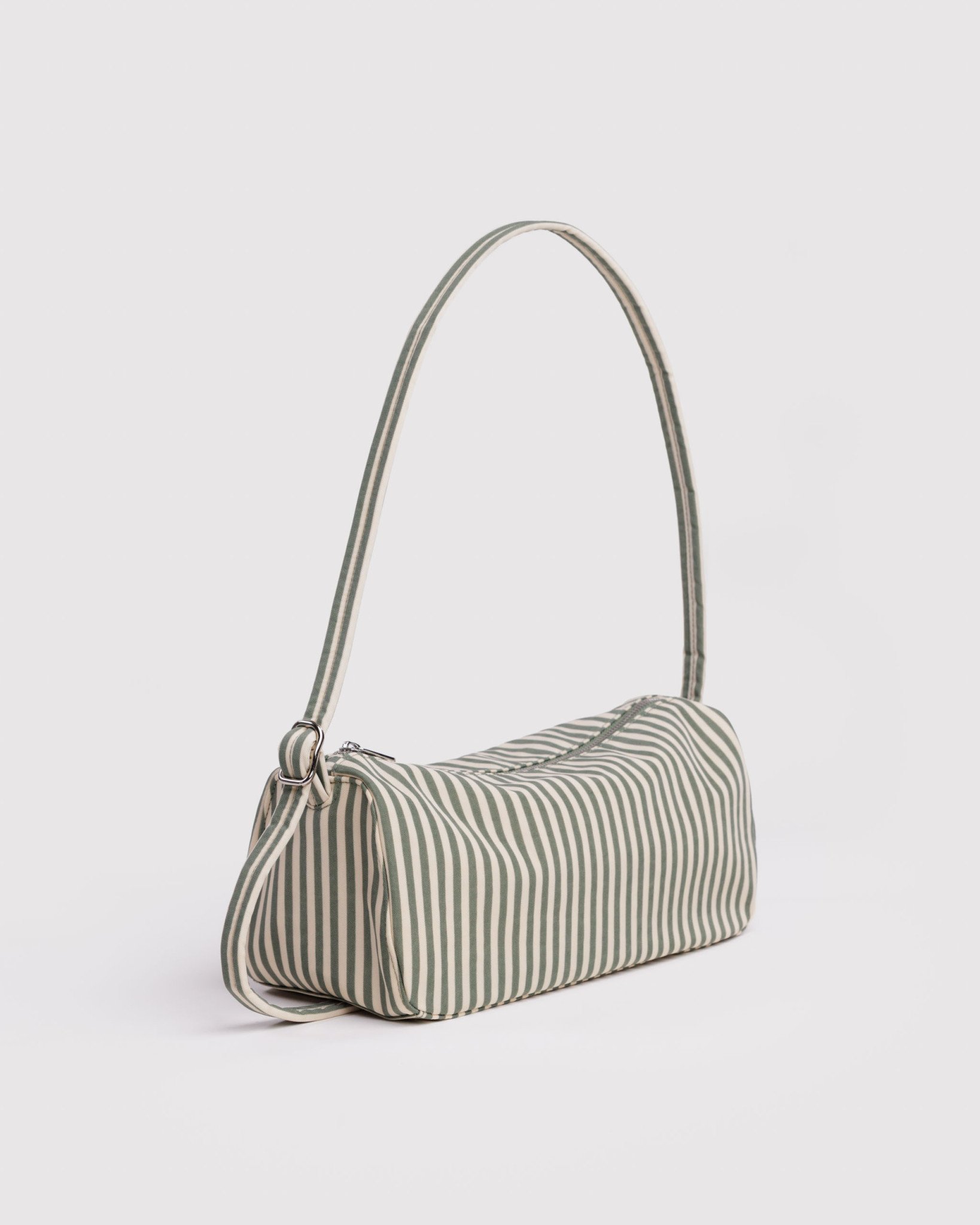 Nylon Loaf Bag: Sage Stripe - Image 3