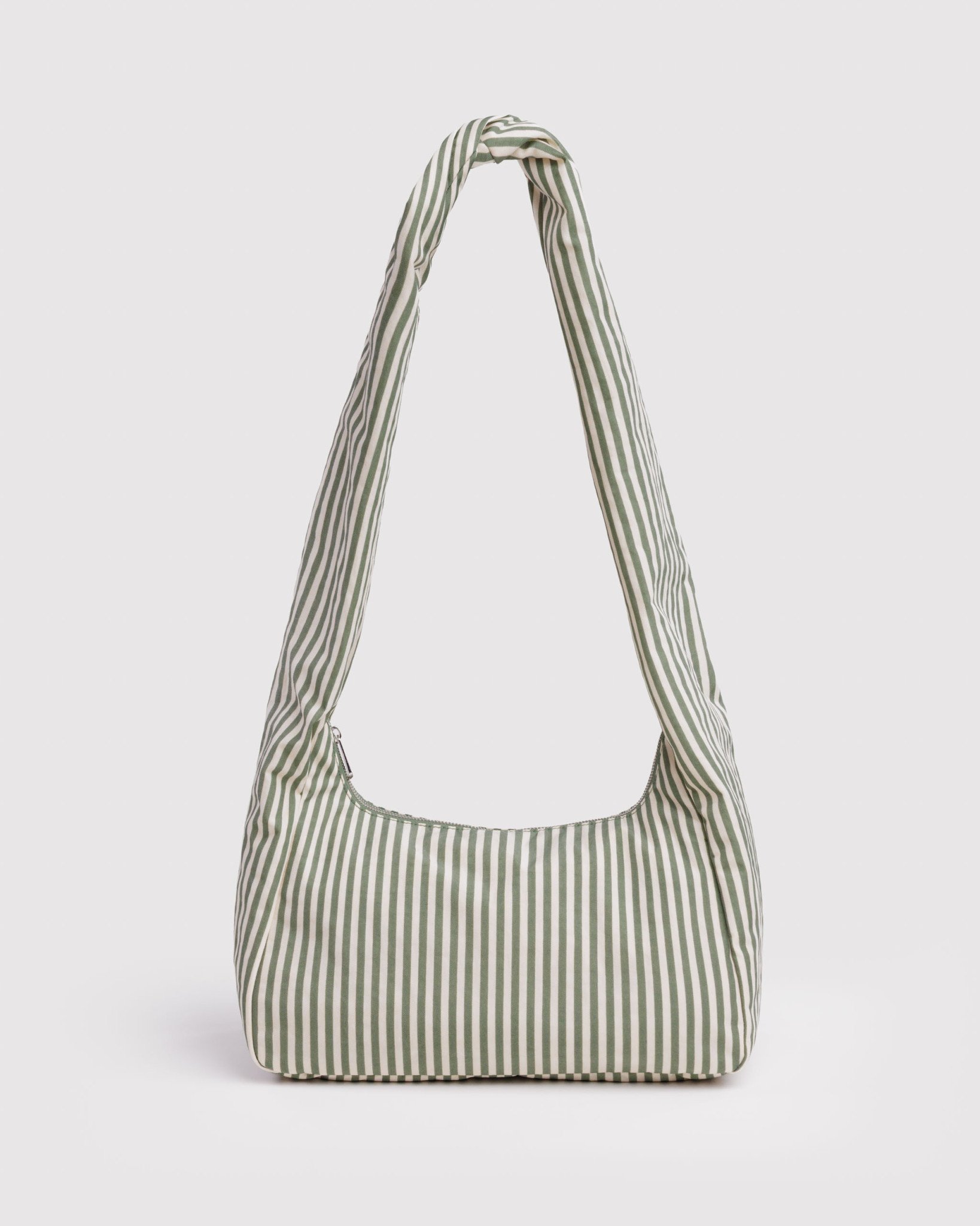 Nylon Meringue Bag: Sage Stripe - Image 1