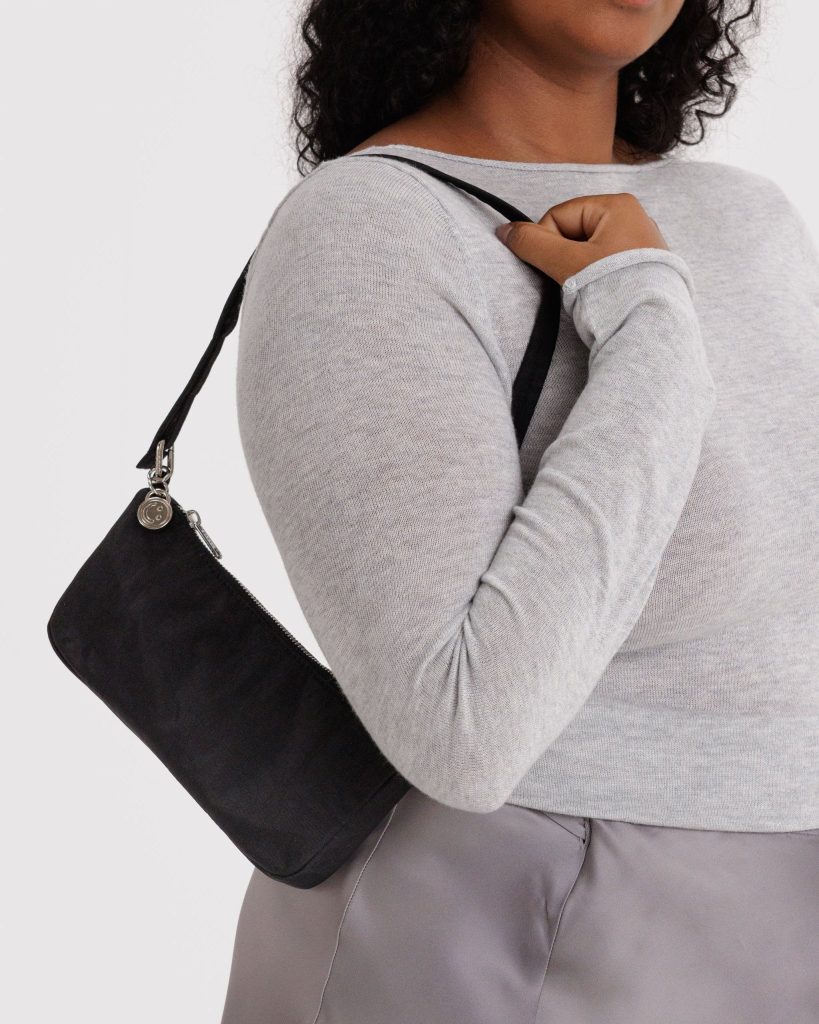 Nylon Pouchette in Black
