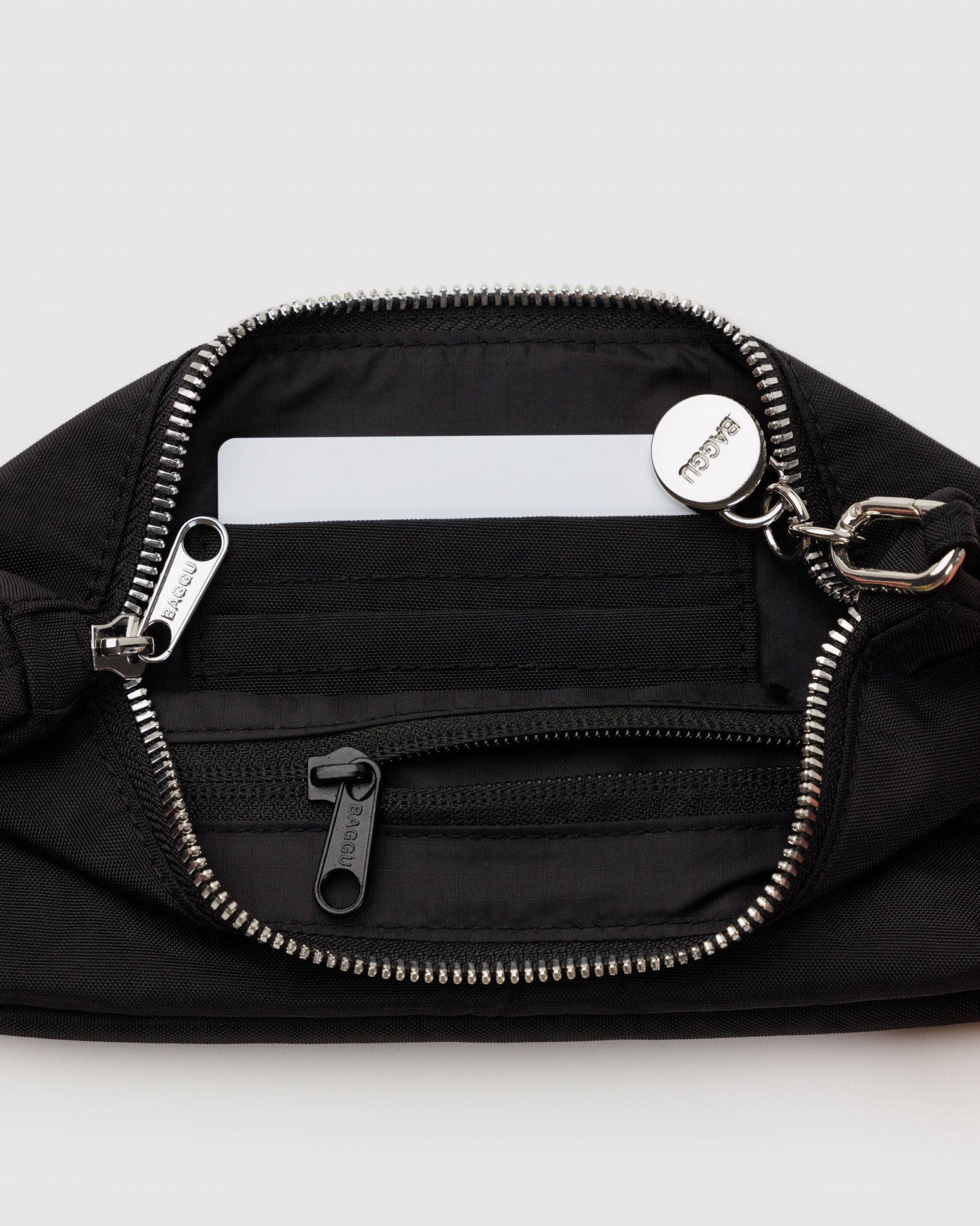 Nylon Pouchette in Black - Image 3