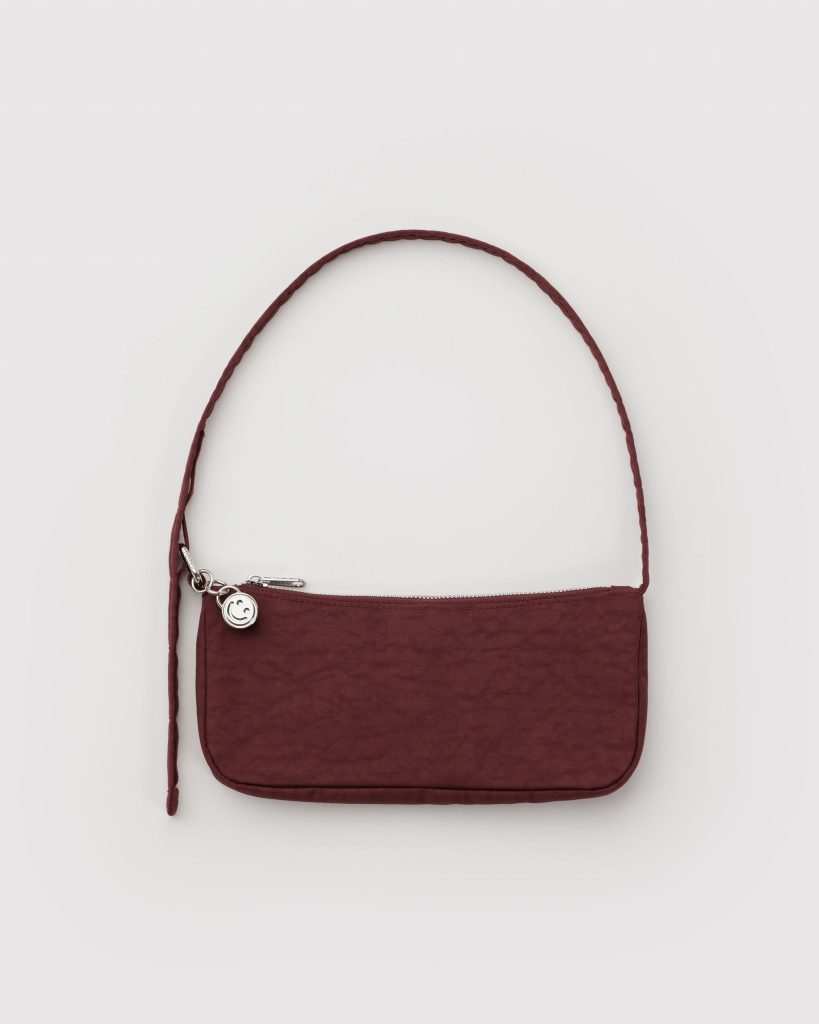 Nylon Pouchette in Mahogany