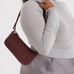 Nylon Pouchette in Mahogany - Image 4