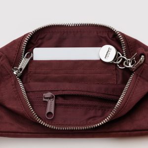 Nylon Pouchette in Mahogany - Image 3