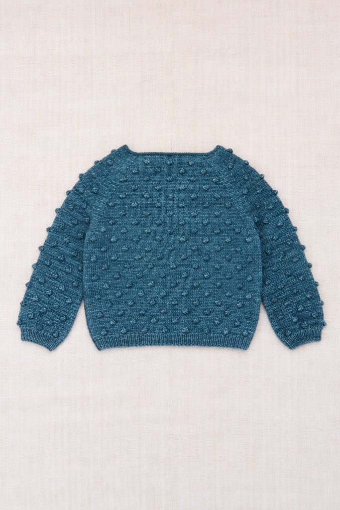 Popcorn Sweater in Blue Smoke