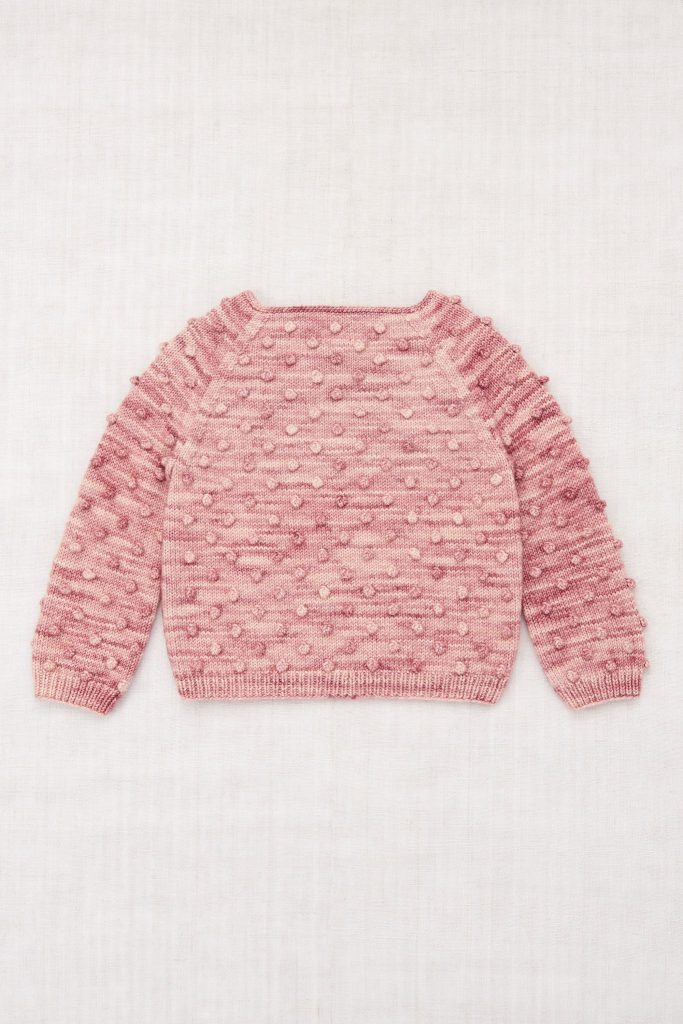 Popcorn Sweater in Prairie Rose