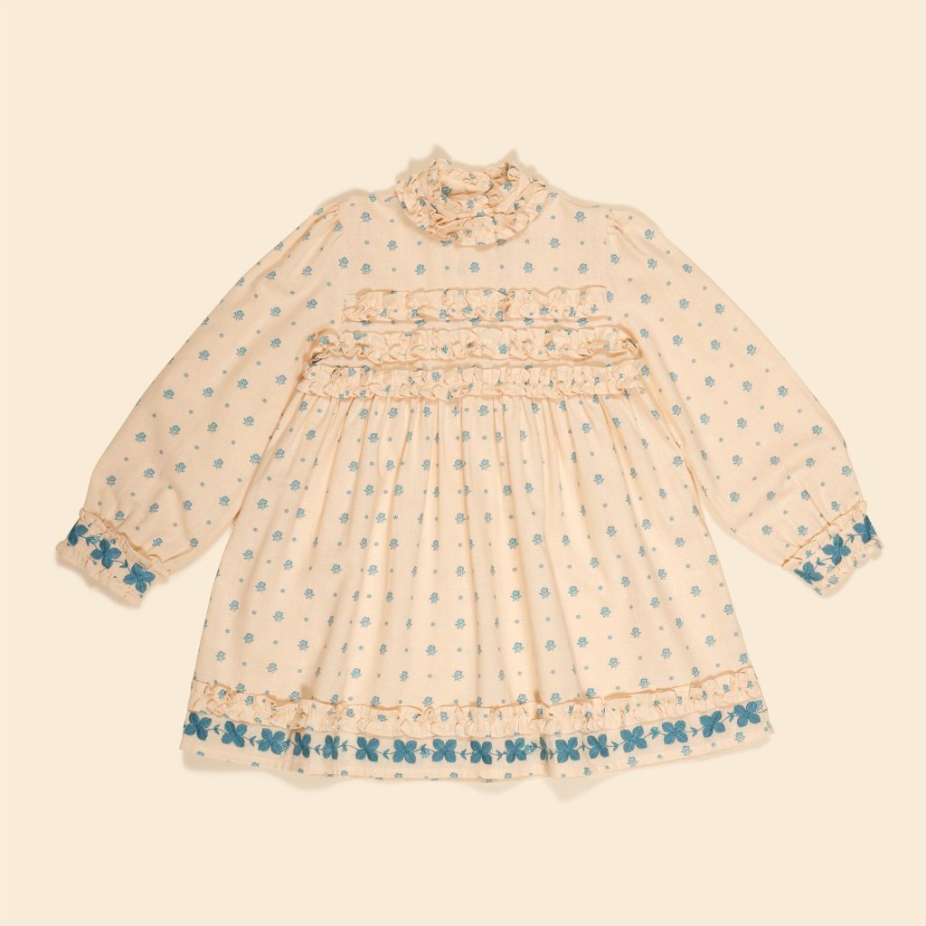 Pernille Dress in Meadow Calico Cashew