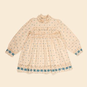 Pernille Dress in Meadow Calico Cashew - Image 1