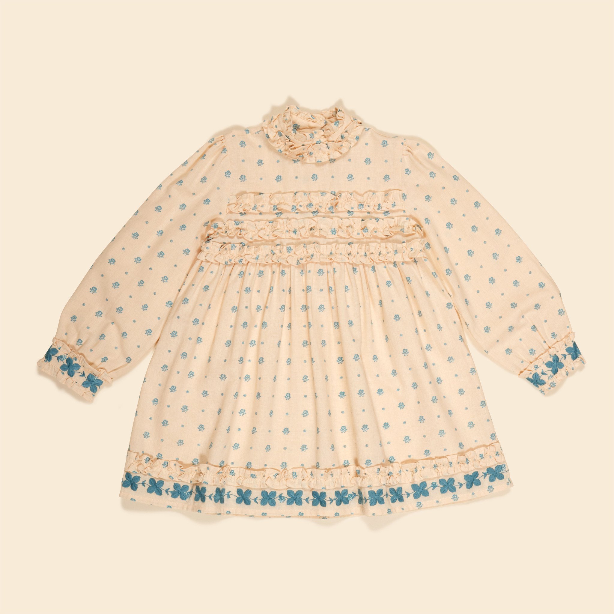 Pernille Dress in Meadow Calico Cashew - Image 1