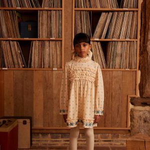 Pernille Dress in Meadow Calico Cashew - Image 7