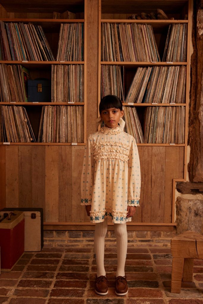 Pernille Dress in Meadow Calico Cashew