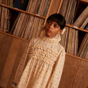 Pernille Dress in Meadow Calico Cashew - Image 6