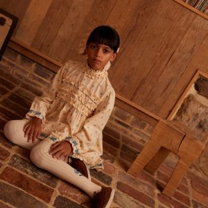 Pernille Dress in Meadow Calico Cashew - Image 4
