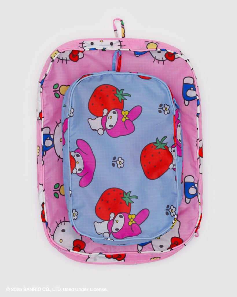 Packing Cube Set: Hello Kitty and Friends Floral