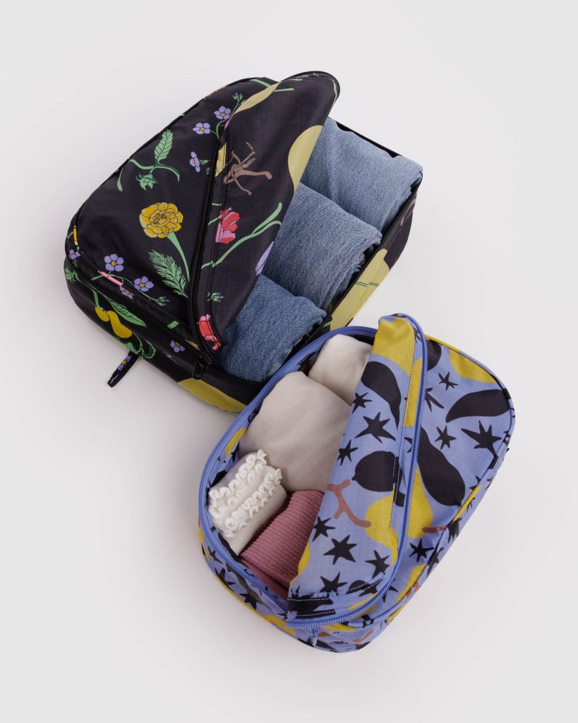 Packing Cube Set: Winter Orchard