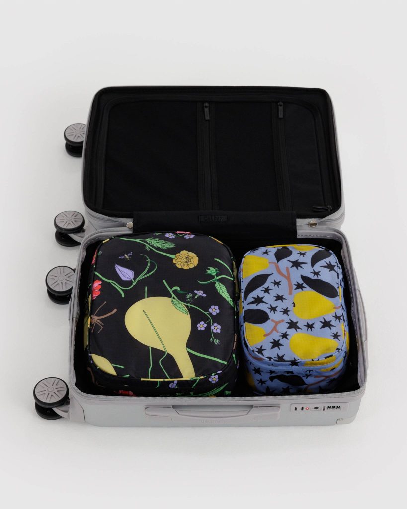 Packing Cube Set: Winter Orchard