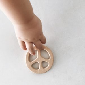 Wood Peace Rattle - Image 2