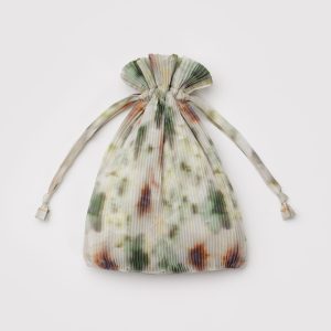 Pleated Baggu: Abstract Floral - Image 3