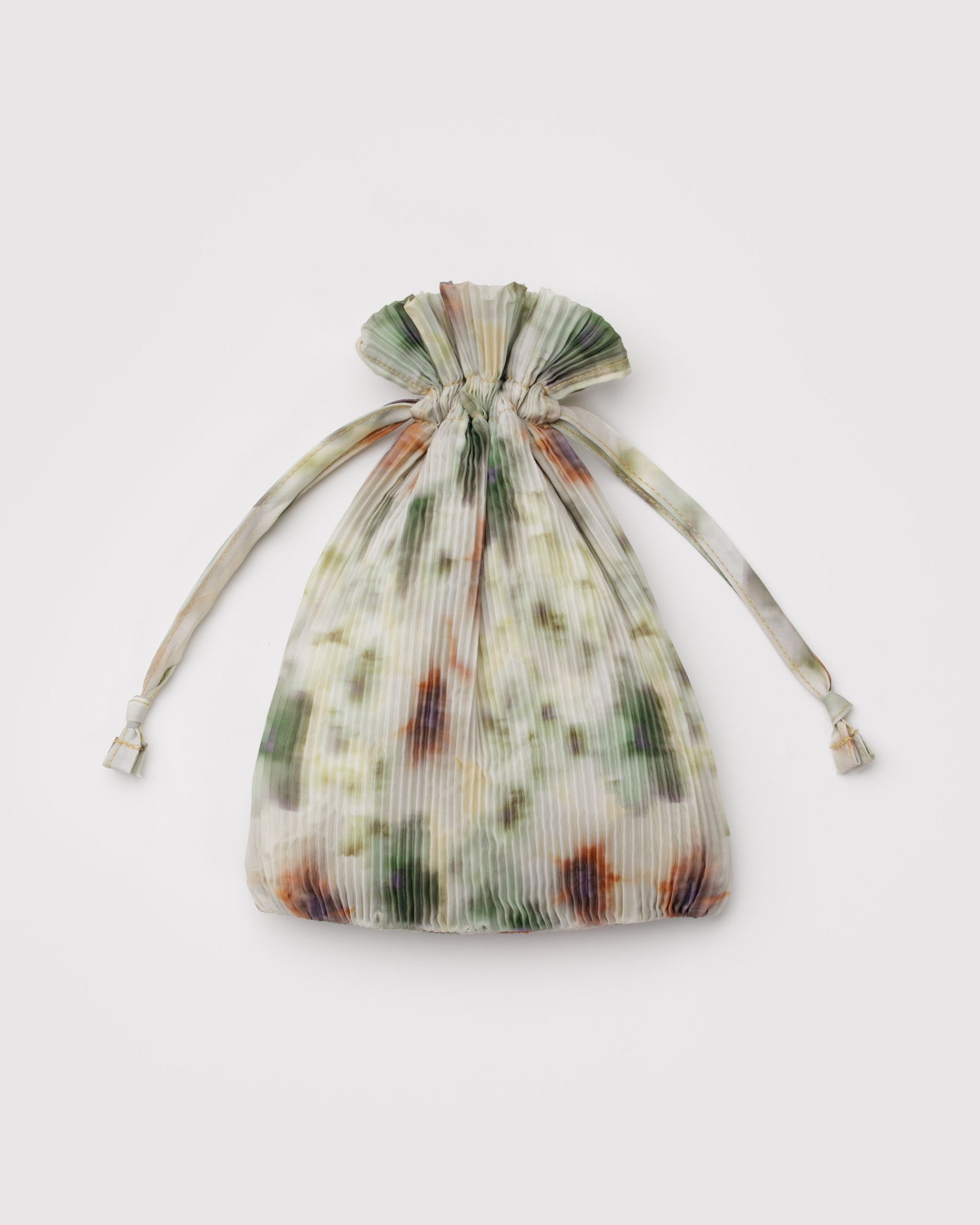 Pleated Baggu: Abstract Floral - Image 3