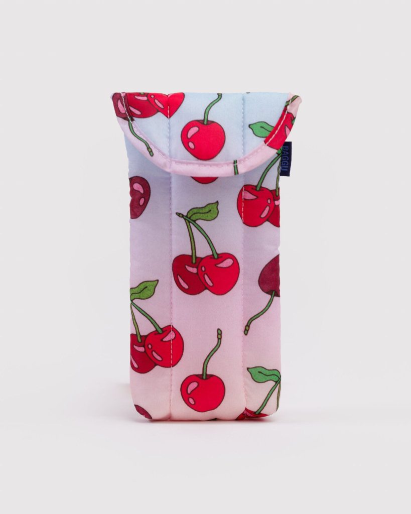 Puffy Glasses Sleeve : Cherries
