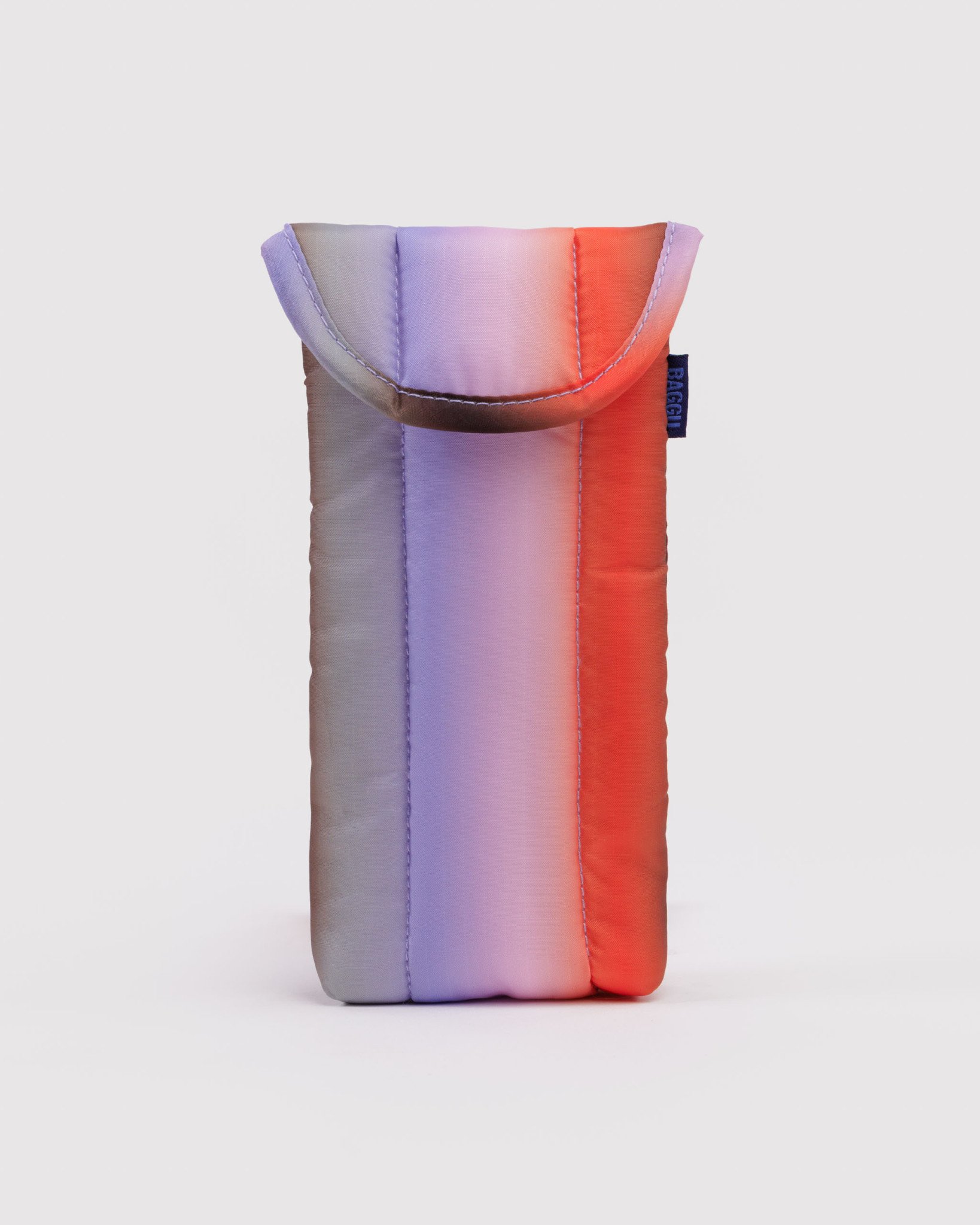 Puffy Glasses Sleeve : Gradient Stripe Poppy - Image 1