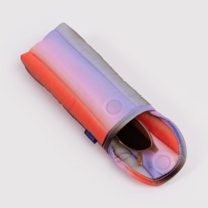 Puffy Glasses Sleeve : Gradient Stripe Poppy - Image 2