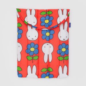 Puffy Laptop Sleeve 13"/14" Flower Miffy - Image 1