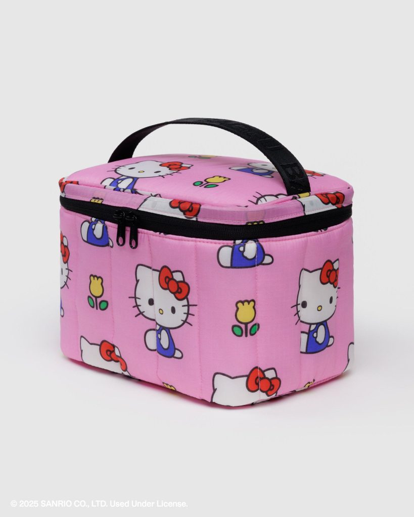 Puffy Lunch Bag in Hello Kitty Pink