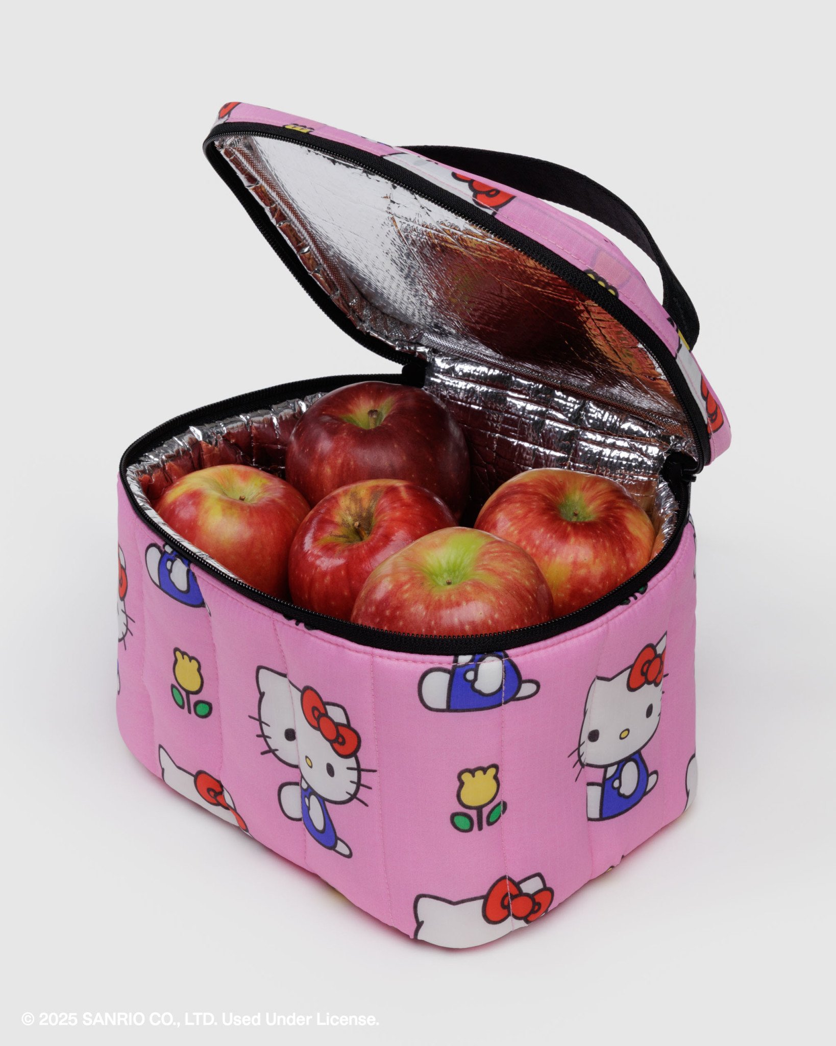 Puffy Lunch Bag in Hello Kitty Pink - Image 2