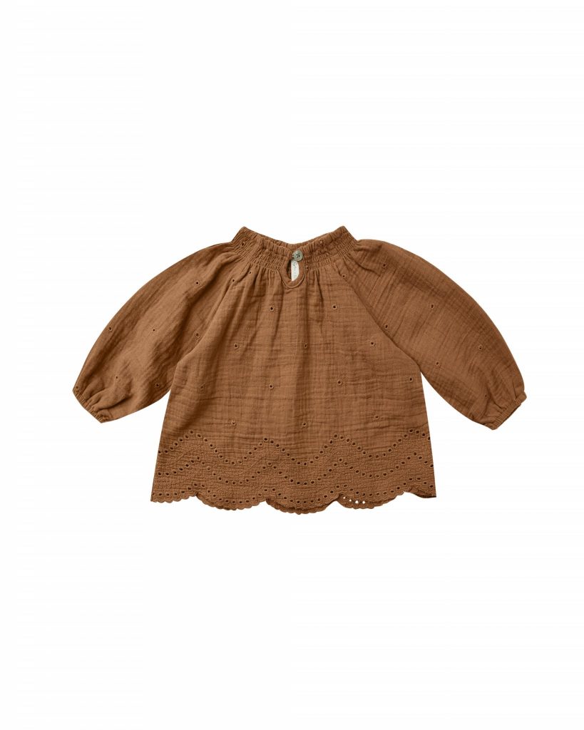 Quincy Blouse in Rust
