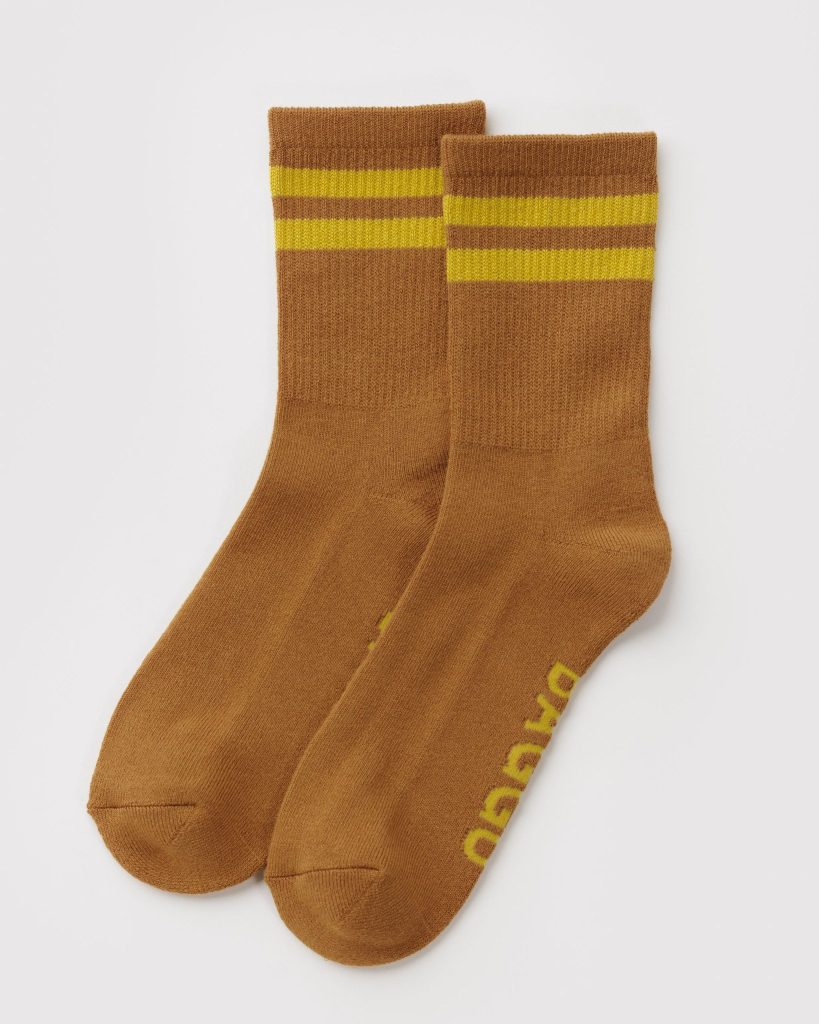 Ribbed Sock: Wild Plum Stripe