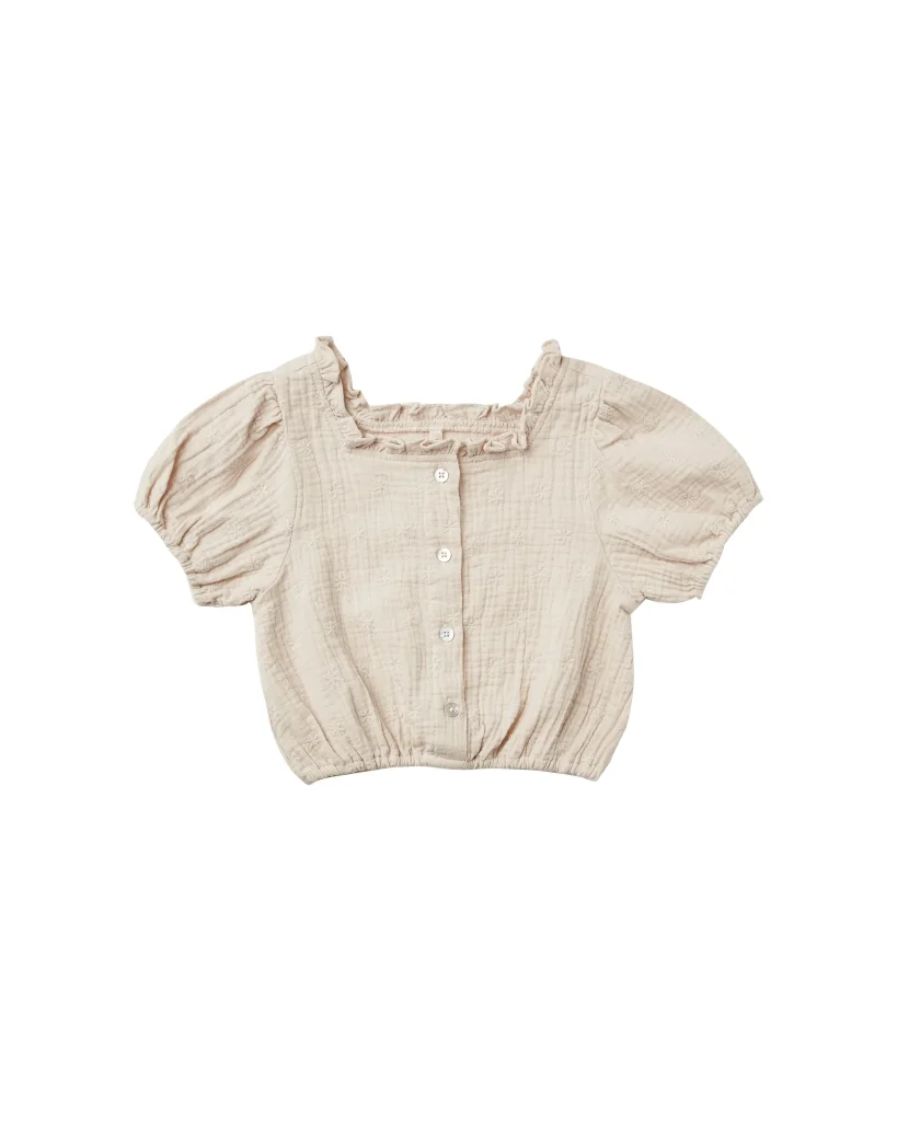 Dylan Blouse in Embroidered Daisy