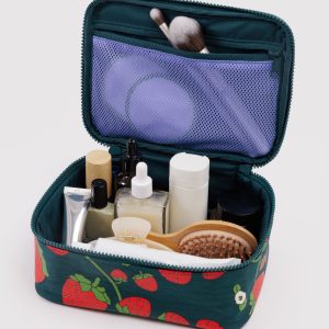 Small Cosmetic Case: Strawberry Blossom - Image 3