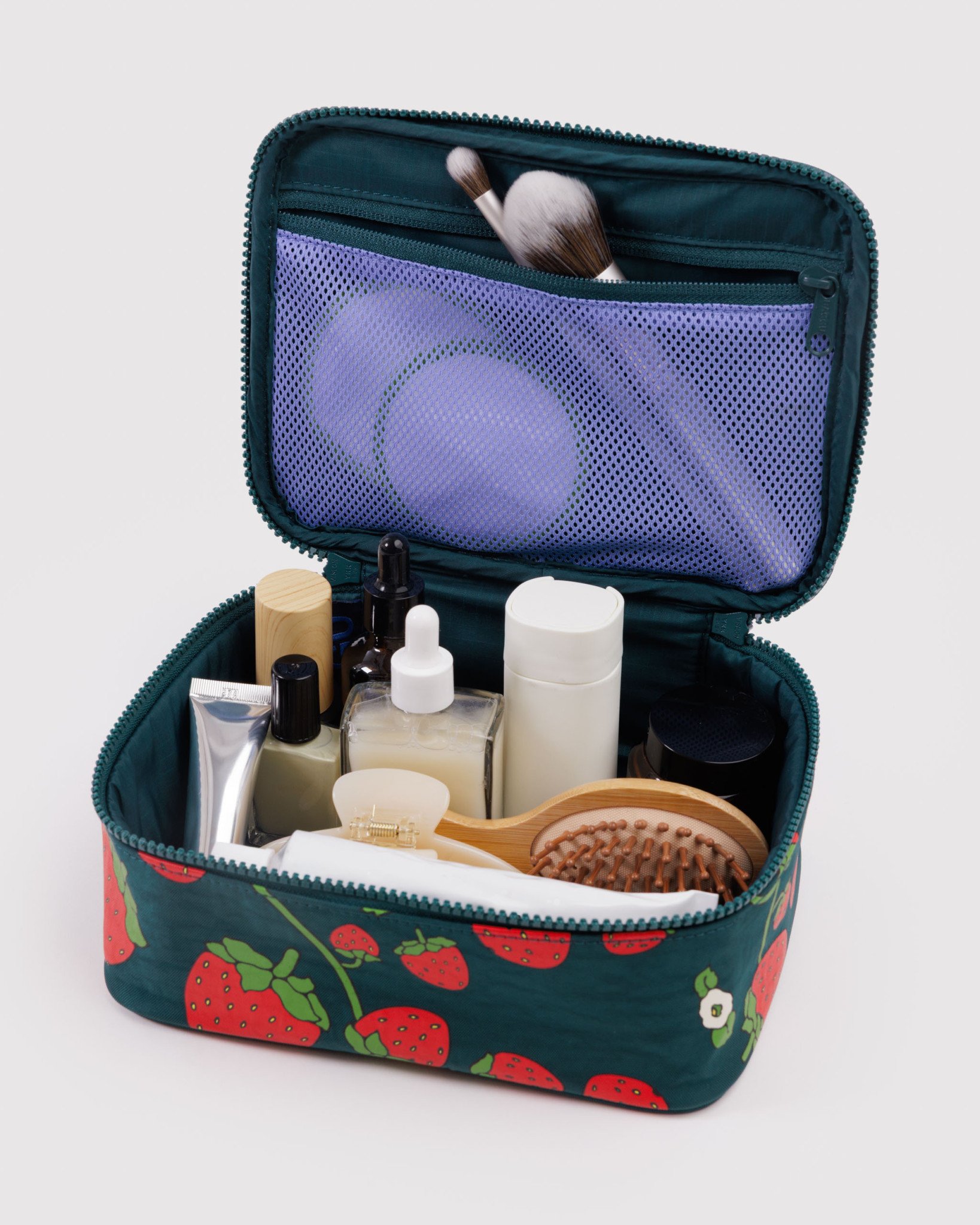 Small Cosmetic Case: Strawberry Blossom - Image 3