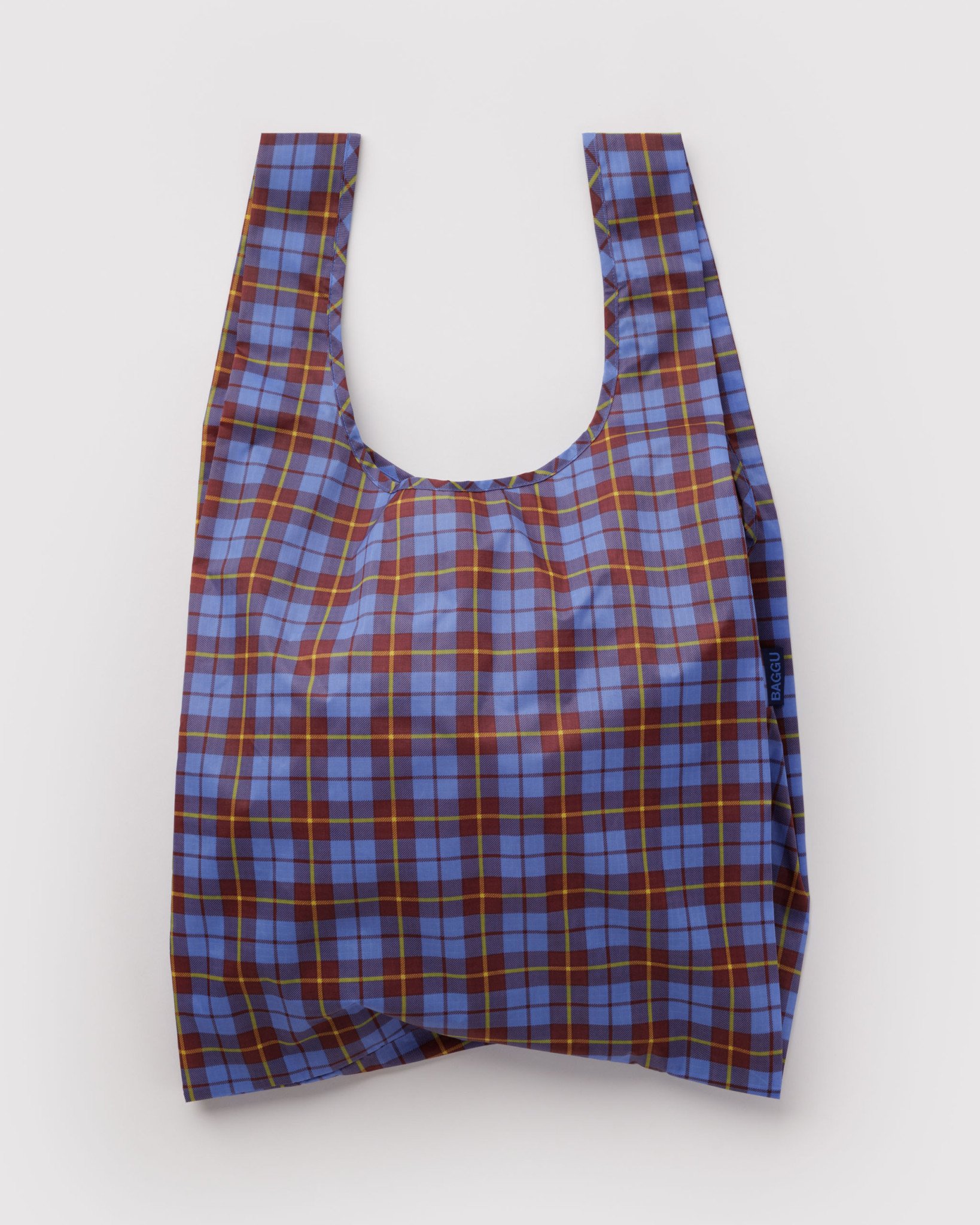 Standard Baggu: Blue Tartan - Image 1