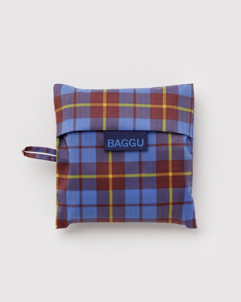 Standard Baggu: Blue Tartan