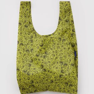 Standard Baggu: Chartreuse Paisley - Image 1
